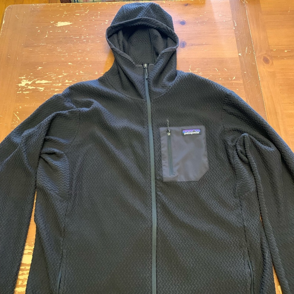 Patagonia Black R1 Air Full-Zip Hoody